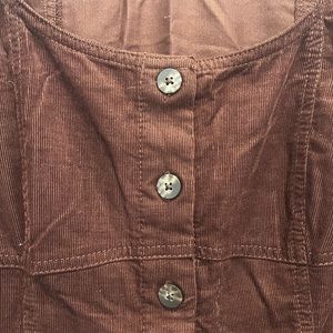 madewell corduroy mini dress